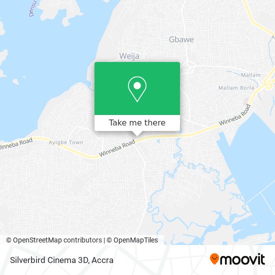 Silverbird Cinema 3D map