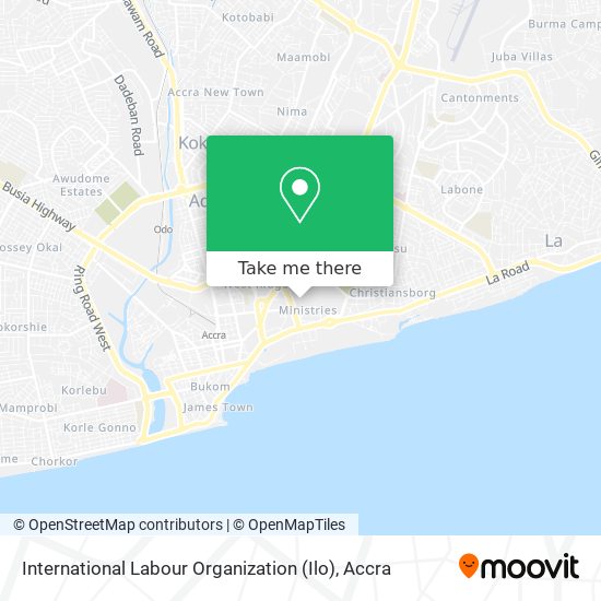 International Labour Organization (Ilo) map