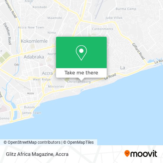 Glitz Africa Magazine map