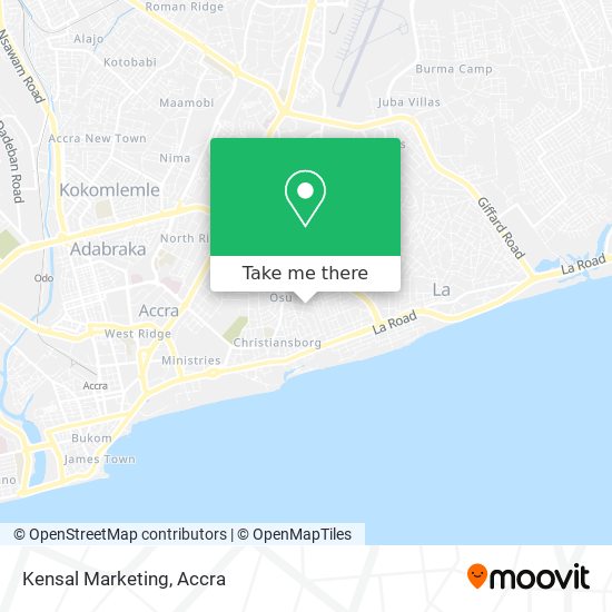 Kensal Marketing map