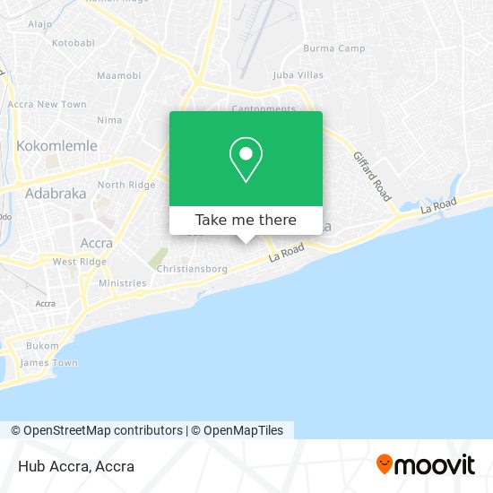 Hub Accra map