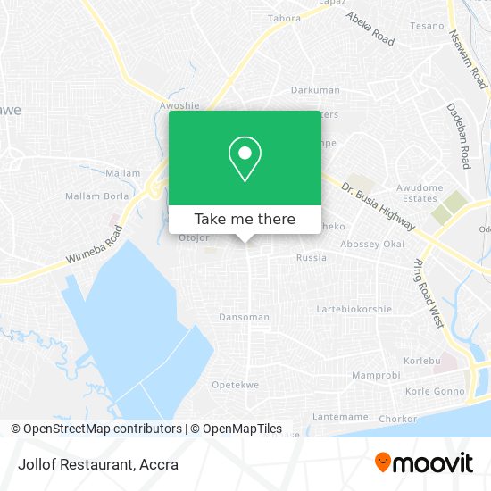 Jollof Restaurant map