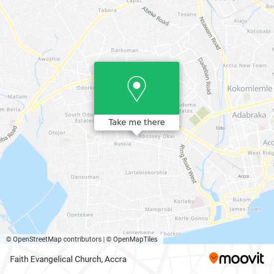 Faith Evangelical Church map