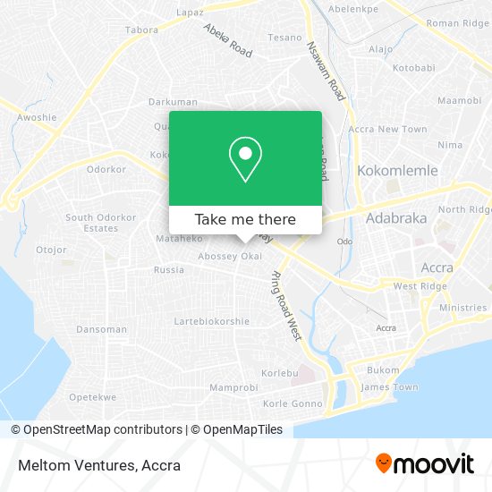 Meltom Ventures map