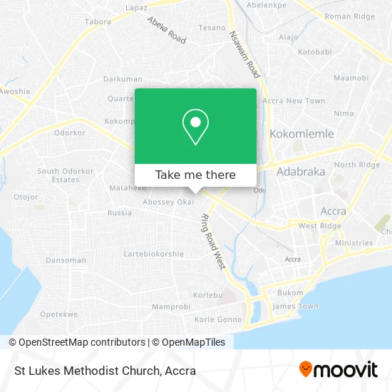 St Lukes Methodist Church map