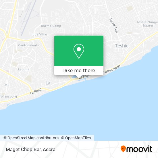 Maget Chop Bar map
