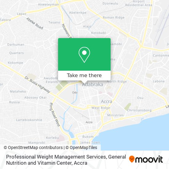 Professional Weight Management Services, General Nutrition and Vitamin Center map