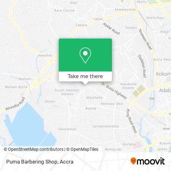 Puma Barbering Shop map