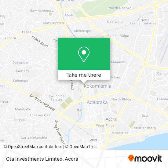 Cta Investments Limited map