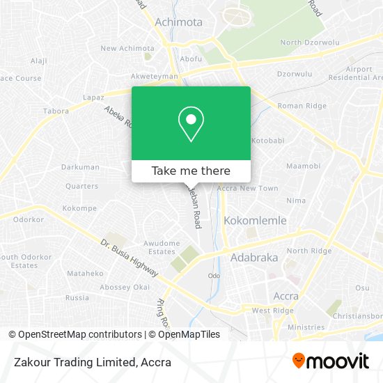 Zakour Trading Limited map