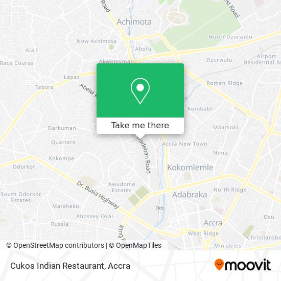 Cukos Indian Restaurant map