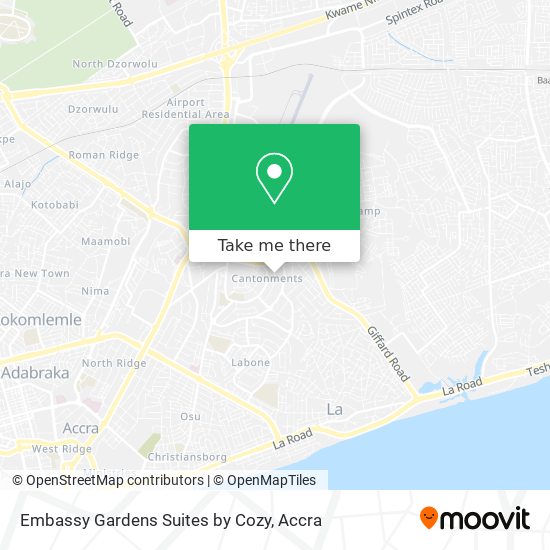 Embassy Gardens Suites by Cozy map