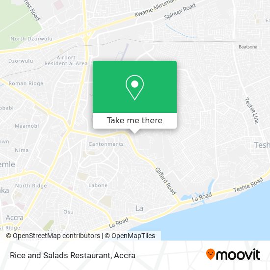 Rice and Salads Restaurant map