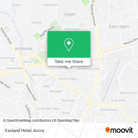 Essland Hotel map