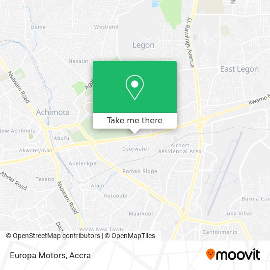 Europa Motors map