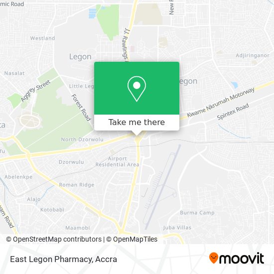 East Legon Pharmacy map