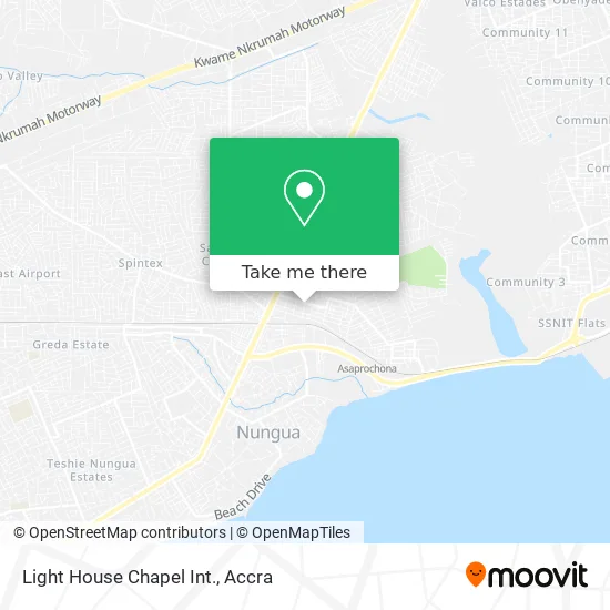 Light House Chapel Int. map