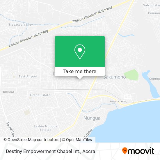 Destiny Empowerment Chapel Int. map