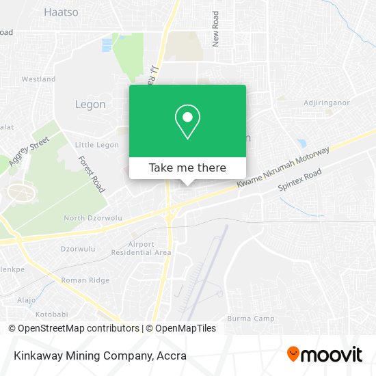 Kinkaway Mining Company map