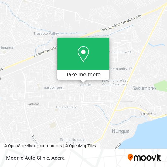 Moonic Auto Clinic map