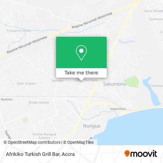 Afrikiko Turkish Grill Bar map