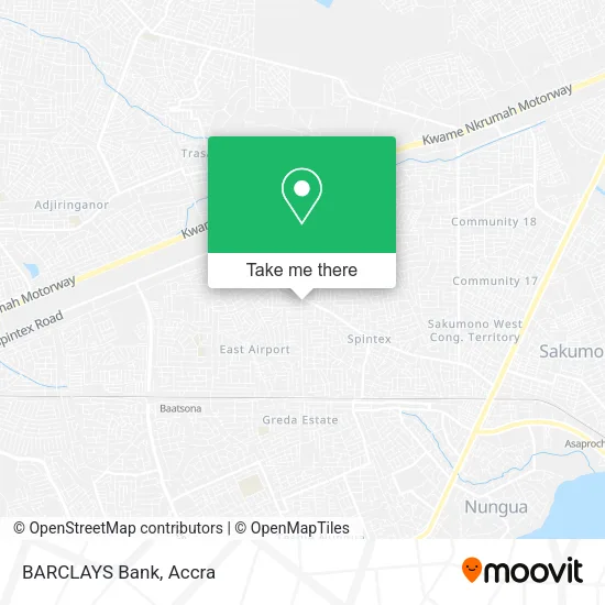 BARCLAYS Bank map