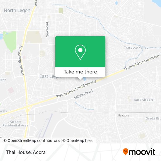 Thai House map