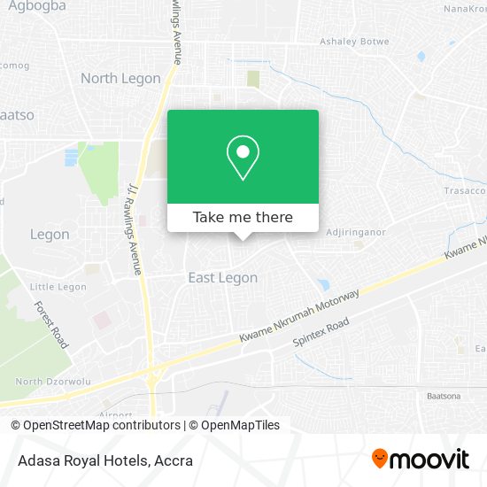 Adasa Royal Hotels map