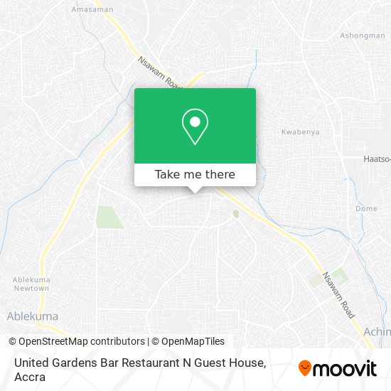 United Gardens Bar Restaurant N Guest House map