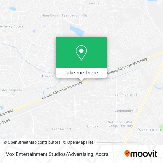 Vox Entertainment Studios / Advertising map