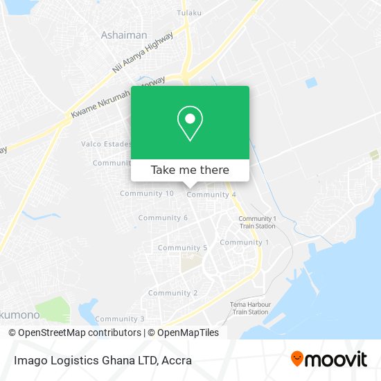 Imago Logistics Ghana LTD map