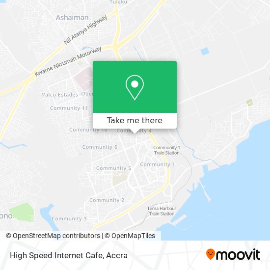 High Speed Internet Cafe map
