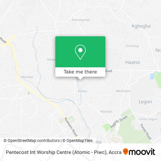 Pentecost Int Worship Centre (Atomic - Piwc) map