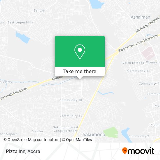 Pizza Inn map