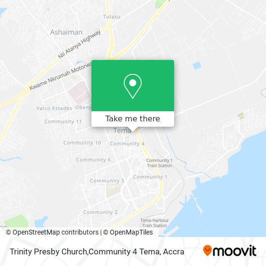 Trinity Presby Church,Community 4 Tema map