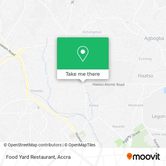 Food Yard Restaurant map