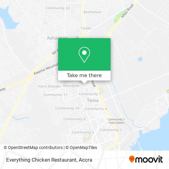 Everything Chicken Restaurant map