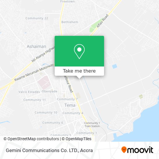 Gemini Communications Co. LTD. map