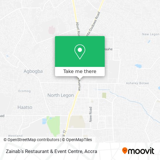 Zainab's Restaurant & Event Centre map