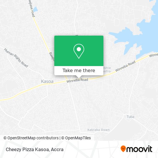 Cheezy Pizza Kasoa map