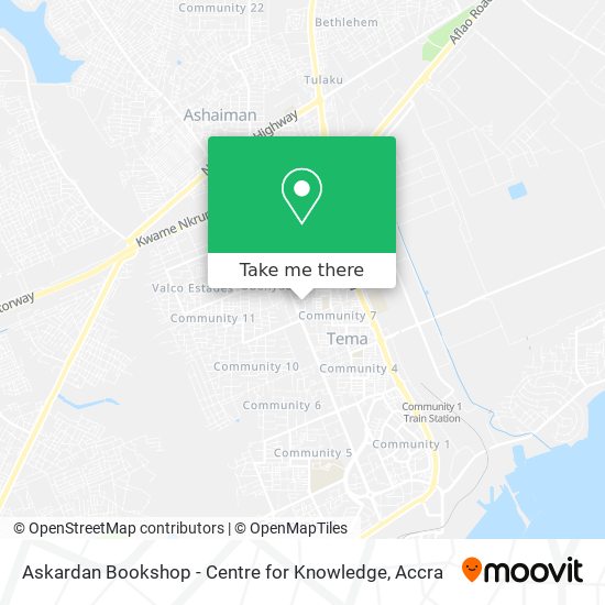 Askardan Bookshop - Centre for Knowledge map
