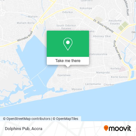 Dolphins Pub map