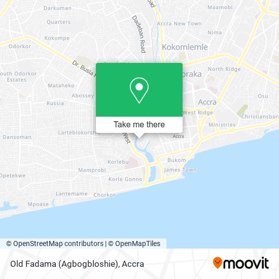 Old Fadama (Agbogbloshie) map