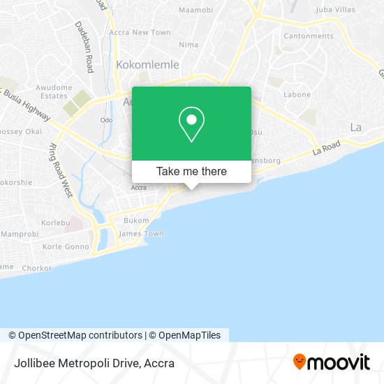 Jollibee Metropoli Drive map