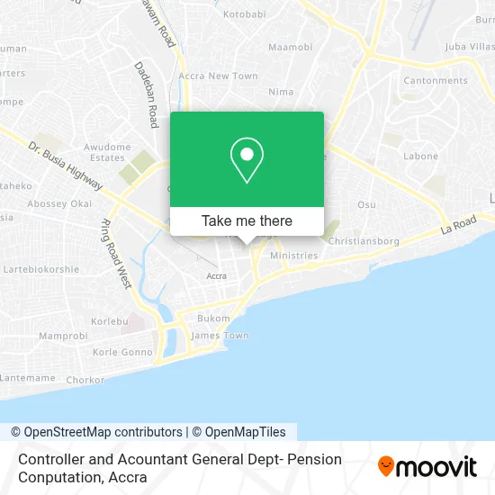 Controller and Acountant General Dept- Pension Conputation map