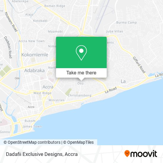Dadafii Exclusive Designs map
