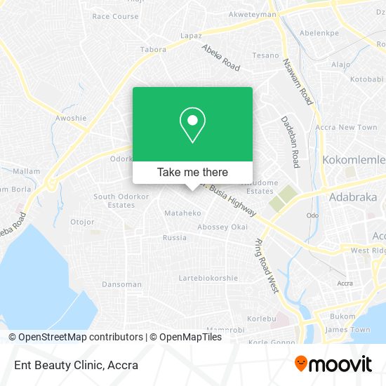 Ent Beauty Clinic map
