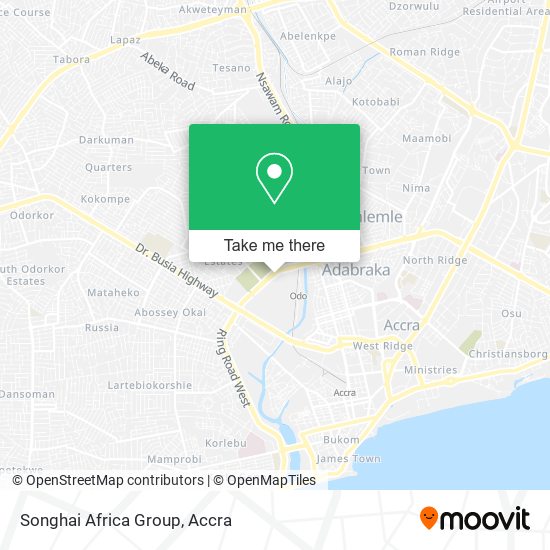 Songhai Africa Group map