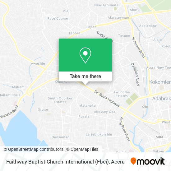Faithway Baptist Church International (Fbci) map
