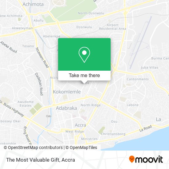 The Most Valuable Gift map